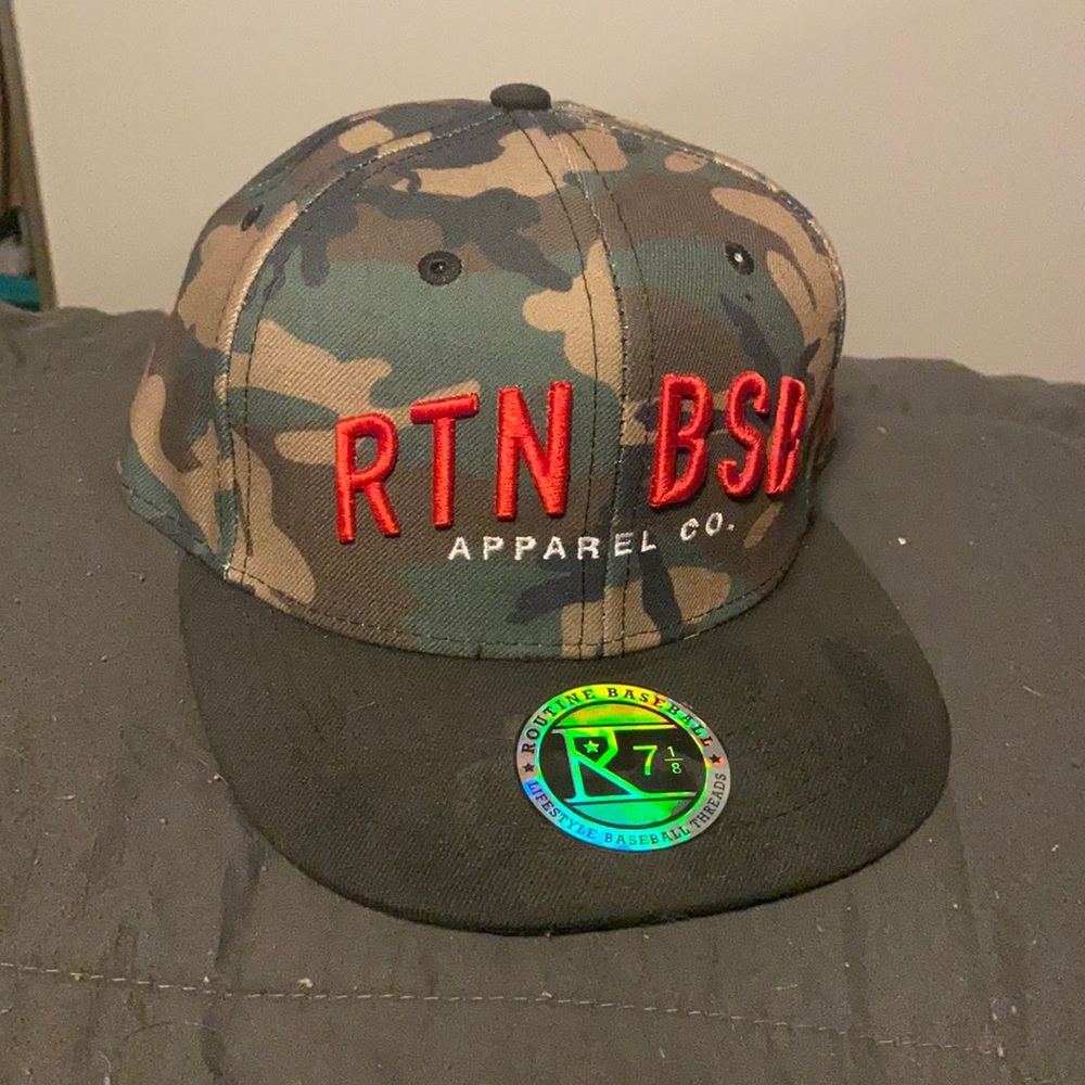 Routine baseball fitted hat
